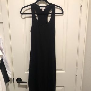 Black Sleeveless Maxi Tank Dress